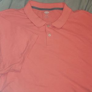 Old Navy peach colored Polo